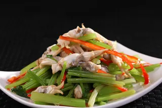 L02319水芹芥辣拌蛏子