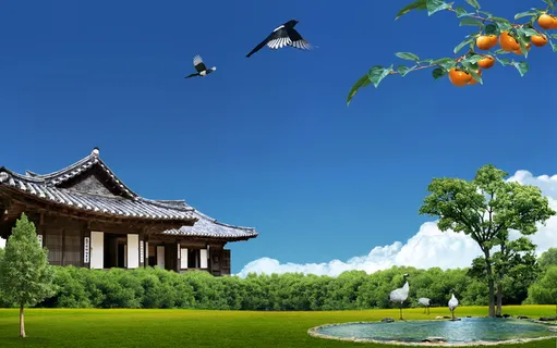 韩式自然背景 (9)