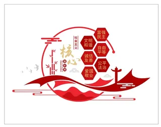 核心价值观造型