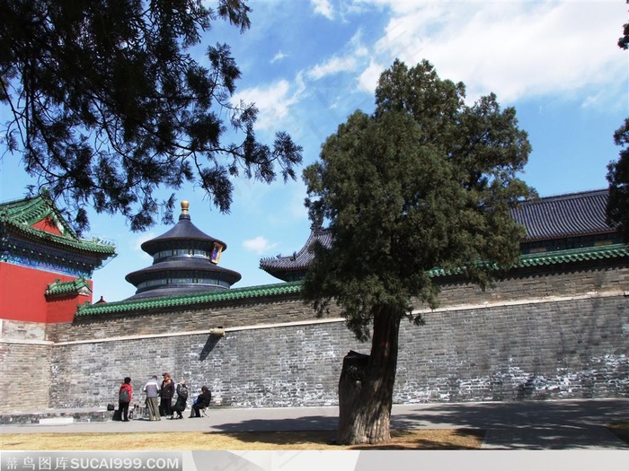 中国传统建筑-北京天坛公园景观