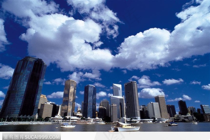 现代城市 蓝天 大厦 高清图片