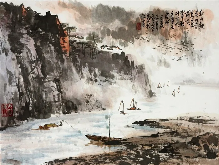 中国水墨山水画