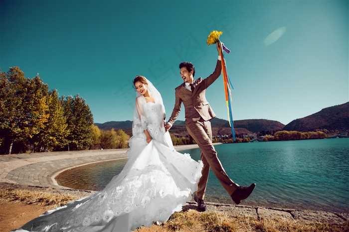 云南丽江情侣婚纱外拍高清摄影