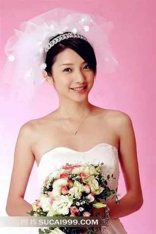 婚纱清纯气质美女