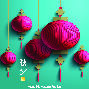 中秋节剪纸创意元素设计矢量素材 (2)eps,ai矢量模版下载