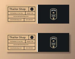 精美国外名片设计模板矢量素材