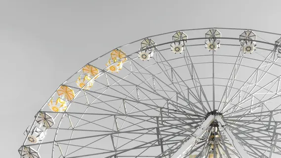 浪漫摩天轮摄影 浪漫摩天轮摄影