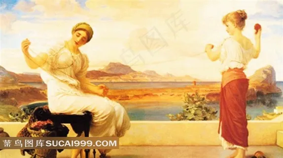 缠毛线 世界名画