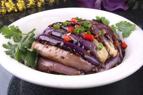 外婆菜扣茄子  22元 (2)