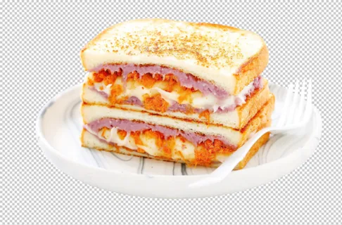 三明治免扣素材