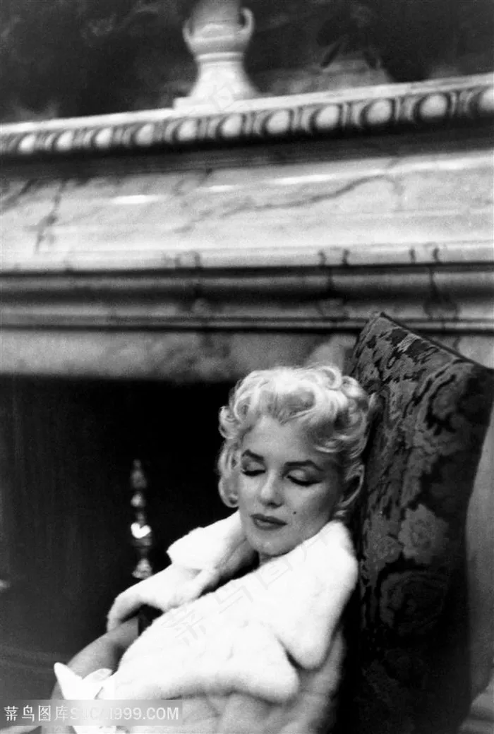 时尚欧美黑白玛丽莲梦露