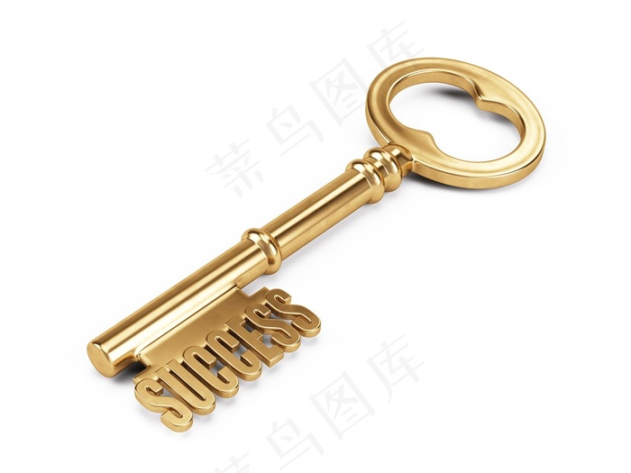创意金色钥匙高清图片