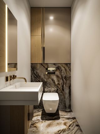 浴室现代简约风格特写场景近景(31)轻奢风