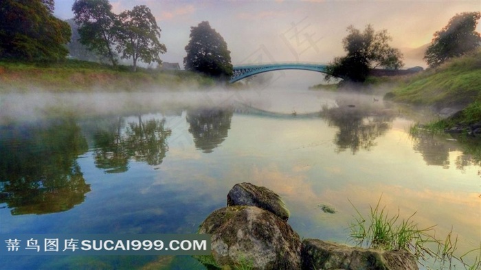 湖泊风光风景图片