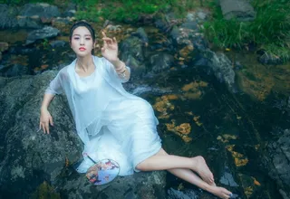 摄影图片人物美女模特照片