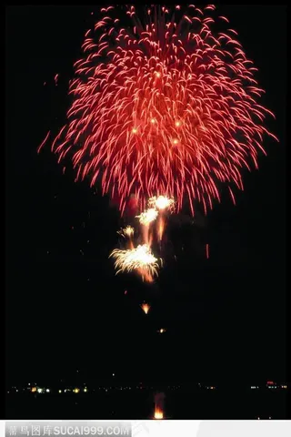 水面升起的烟花04