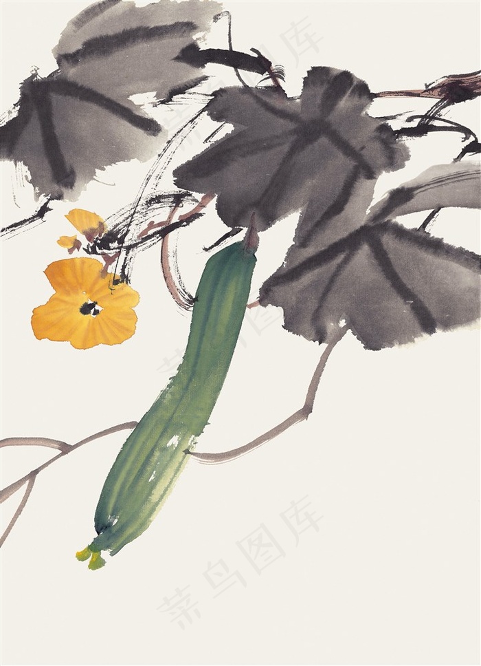 写意花卉美图国画美图素材