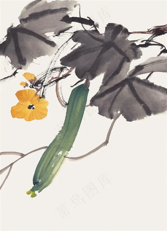 写意花卉美图国画美图素材