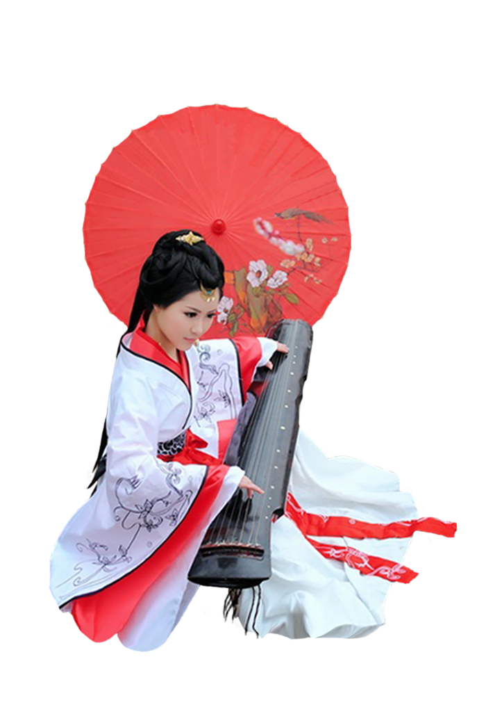 09 (8)免抠元素 免抠摄影 美女 人物 服装 古风 演奏