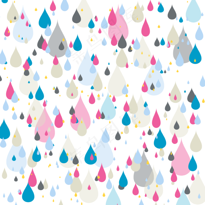 雨滴免抠　