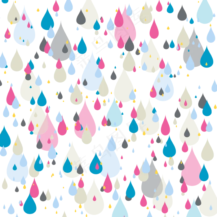 雨滴免抠　