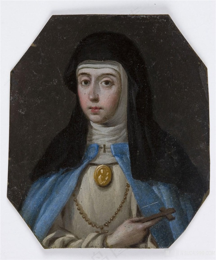 索尔-玛丽亚-德-耶稣-德-加列达肖像油画