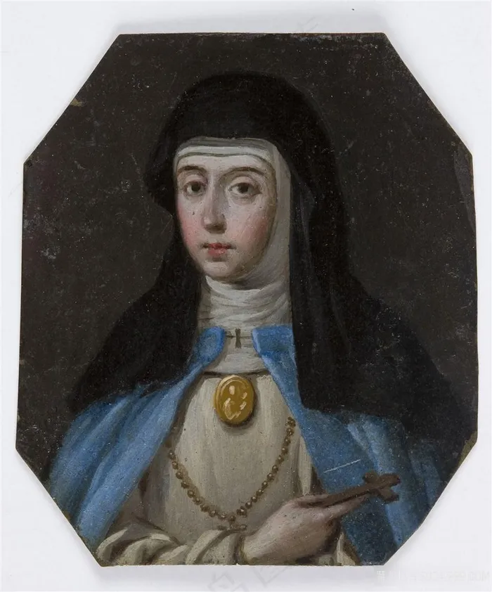 索尔-玛丽亚-德-耶稣-德-加列达肖像油画