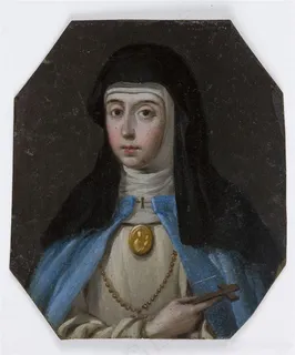 索尔-玛丽亚-德-耶稣-德-加列达肖像油画