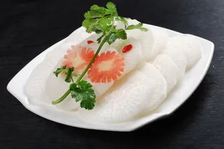 白萝卜火锅配菜美食设计素材