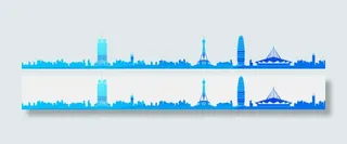 郑州免抠元素蓝