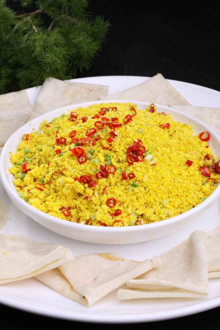 R00073豆渣炒鸡蛋 (1)