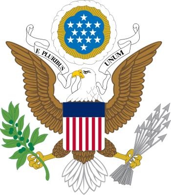 美国国徽 PNG免抠(350x398)