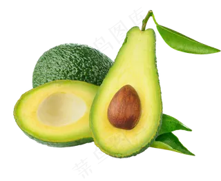 热带水果鳄梨免抠图