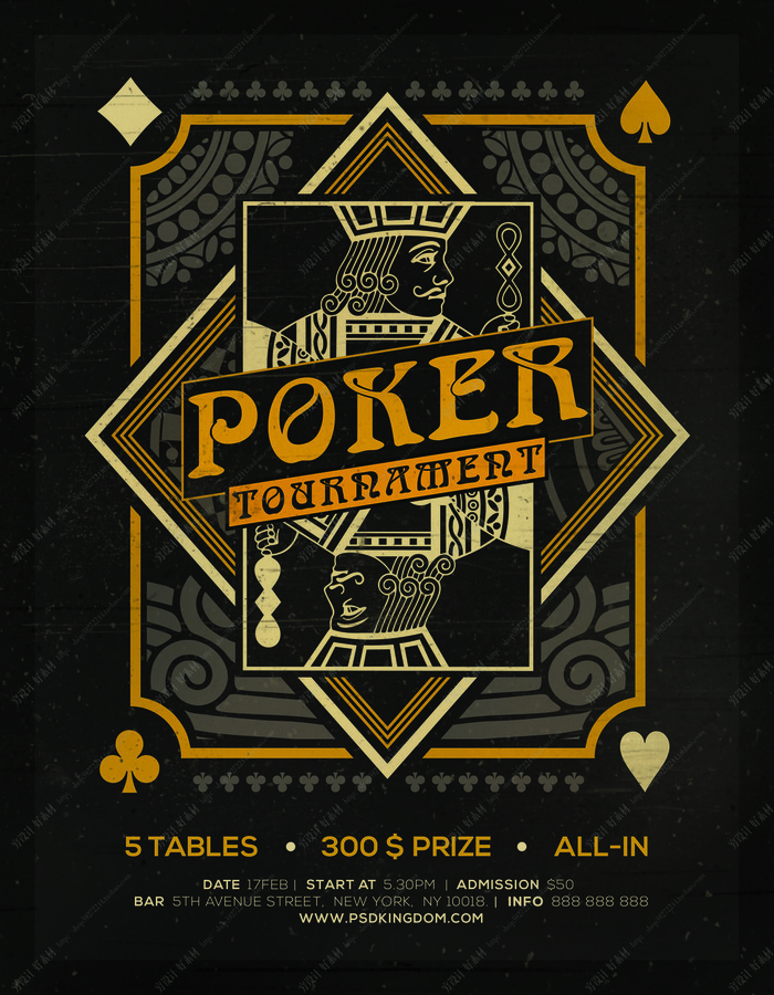 科技感多边形海报模板