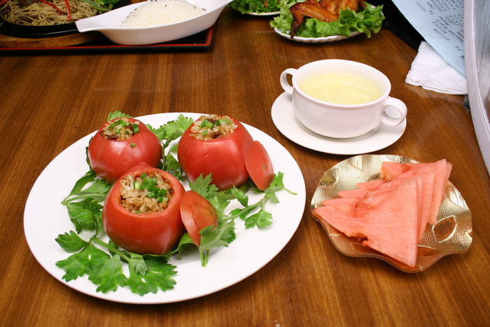 家常菜|美食|菜谱|菜单|0176辣烤番茄2