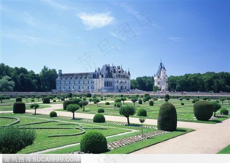 蓝天 绿化 城堡