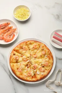 西餐美味虾仁披萨 西餐美味虾仁披萨