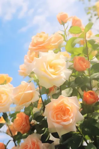 花园玫瑰清新阳光