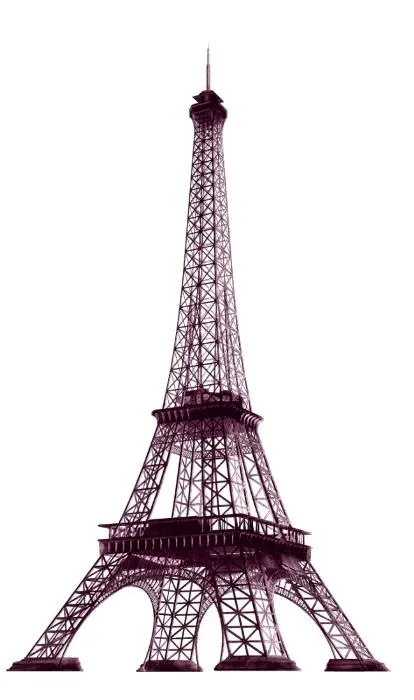法国埃菲尔铁塔 PNG免抠(414x700)