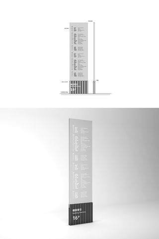 公司楼层索引楼层分布立牌导视牌