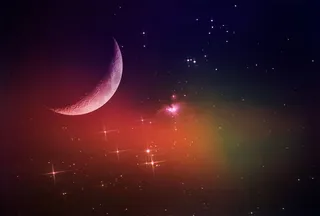 唯美星空背景高清图片