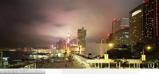 香港夜景-广场夜景