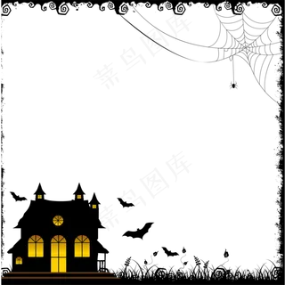 万圣节边框万圣节元素像框