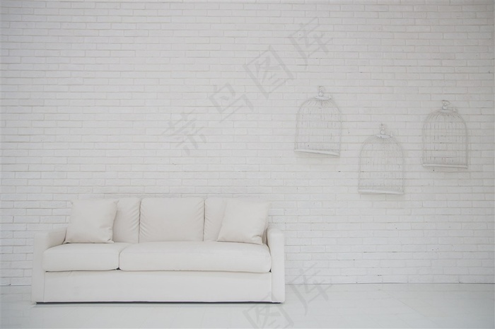 白色砖墙室内设计