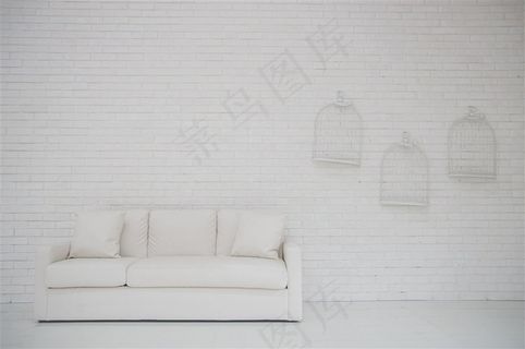 白色砖墙室内设计
