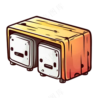 卡通手绘线条插画矢量装饰元素