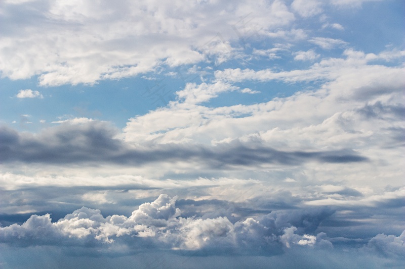 风景秀丽的天空白色积云4