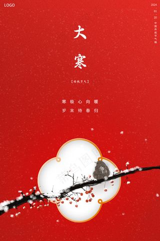 节气大寒海报