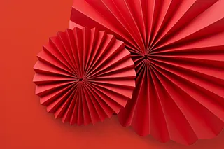 新年新春喜庆红色背景摄影图