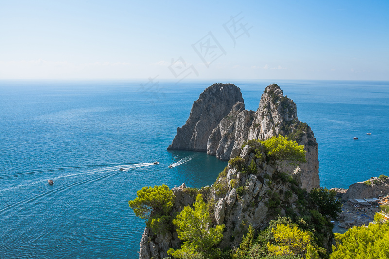 大海沙滩图片